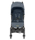 Gray baby stroller with visible Maxi-Cosi branding on a white background.