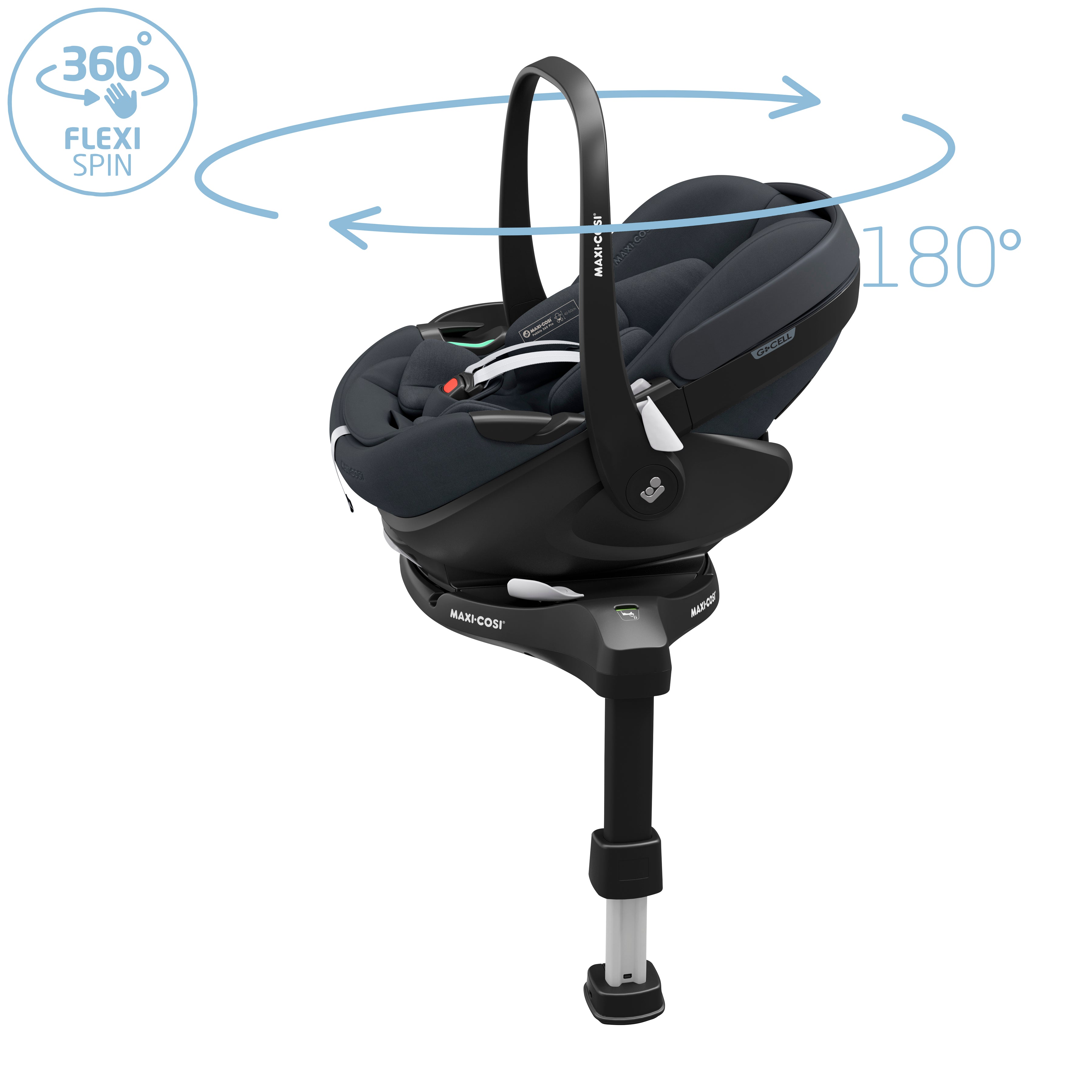 Maxi seine cosi pebble installation without base