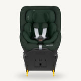 Green Maxi-Cosi car seat on a white background.