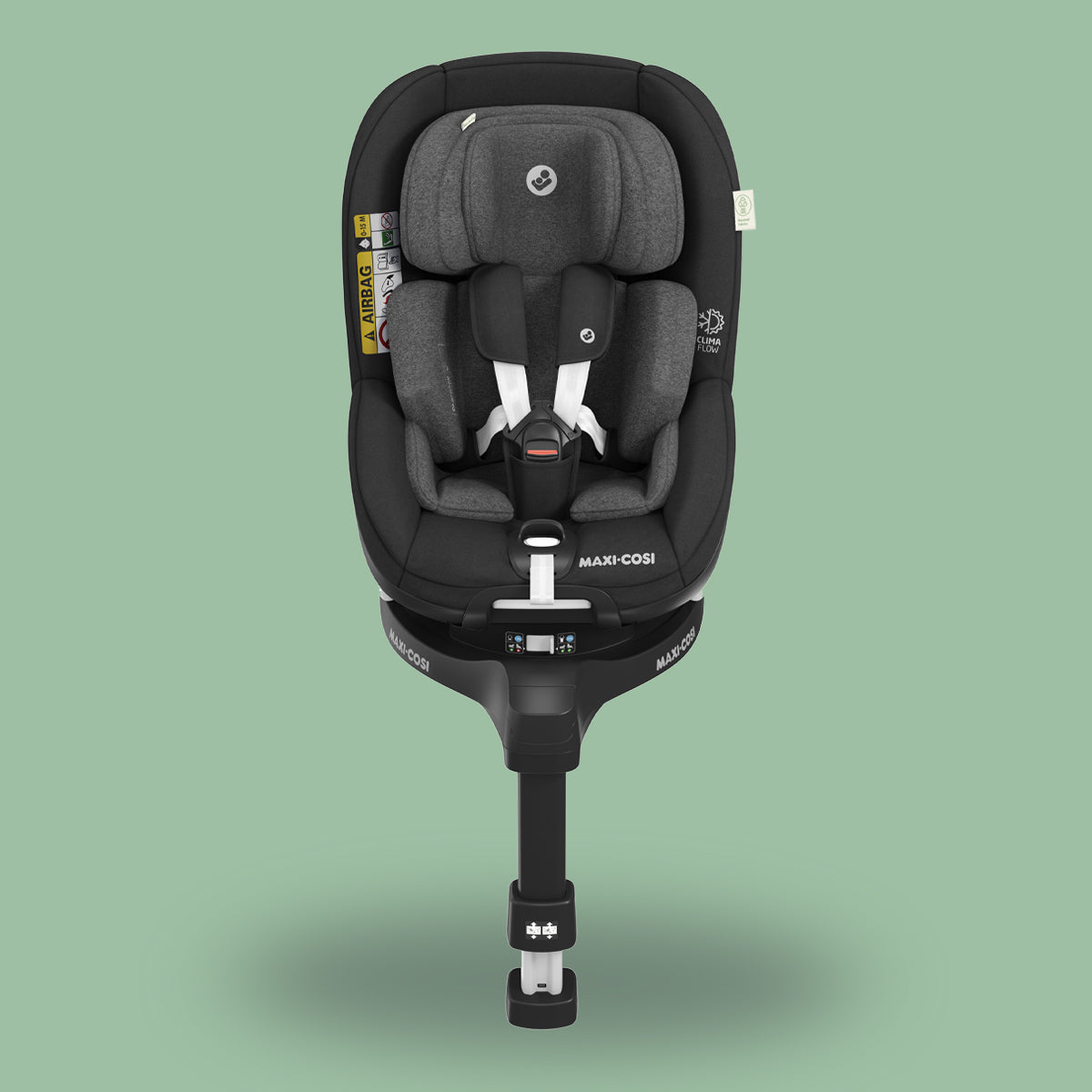 A black and grey Maxi-Cosi Mica Pro Eco i-Size car seat from Maxi-Cosi UAE.